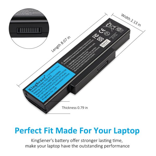 Kingsener A32-K72 Laptop Battery for ASUS k72y k73 k73b k73br k73by k73e k73j k73jk k73s k73Sd k73Sj k73Sm k73Sv Discount