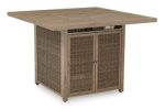 Walton Bridge Outdoor Bar Table with Fire Pit Discount