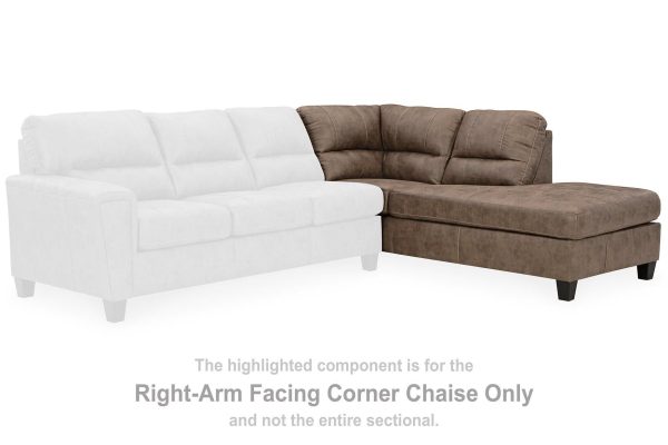 Navi 2-Piece Sectional Sofa Chaise For Sale