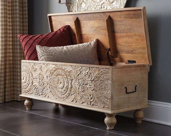 Fossil Ridge Storage Bench on Sale