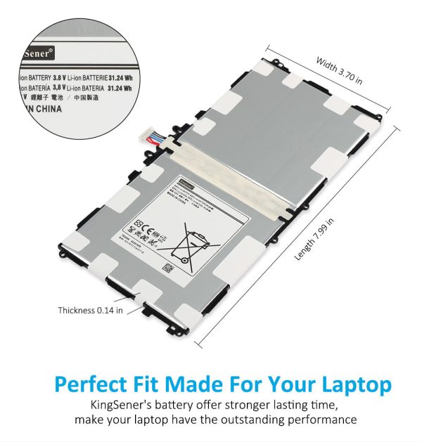 KingSener T8220E T8220K T8220U T8220C Tablet Battery For Samsung Galaxy Tab Pro 10.1 SM-P6000 Series Online Sale