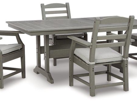 Visola Outdoor Dining Table with 4 Chairs Discount