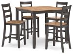 Gesthaven Counter Height Dining Table and 4 Barstools (Set of 5) Online now