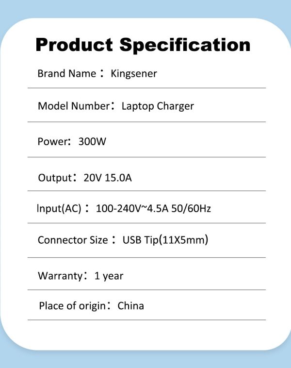 300W 20V 15A ADL300SDC3A AC Adapter Laptop Charger For Lenovo Legion R9000P R9000K Y9000K Y9000X For Discount