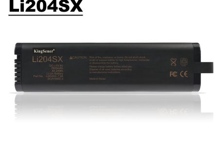 LI204SX Battery For JDSU MTS-6000 1420-0868 989803129131 A6188-67004 GPDR204 LI204SX-60 LI204SX-60A LI204SX-66 LI204SX-66A NI2040 NI2040A22 Supply