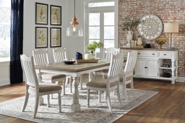 Havalance Dining Table and 6 Chairs on Sale