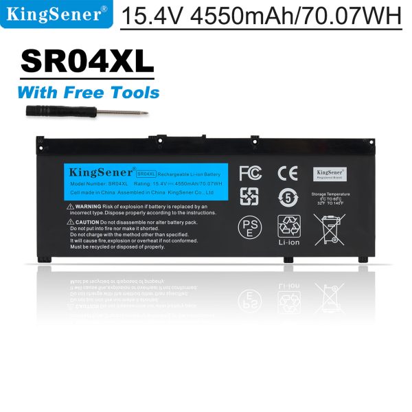 KingSener SR04XL Laptop Battery for HP OMEN 15-CE 15-CB 15-CE015DX 15-CB014ur TPN-Q193 TPN-Q194 TPN-C133 HSTNN-DB7W 917724-855 Online Sale