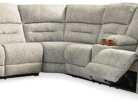 Family Den Power Reclining Sectional Online Hot Sale