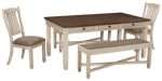 Bolanburg Dining Table and 2 Chairs and 2 Benches Online now