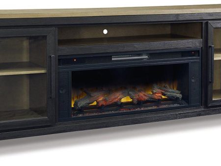 Foyland 83  TV Stand with Electric Fireplace Fashion