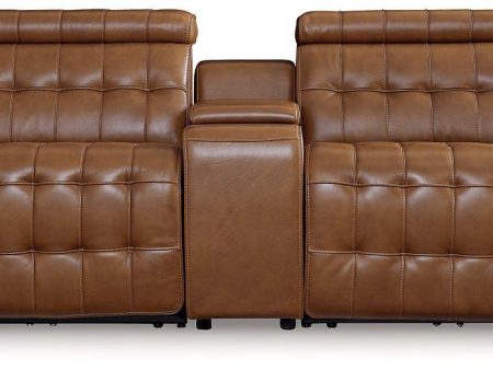 Temmpton Power Reclining Sectional Loveseat with Console Online