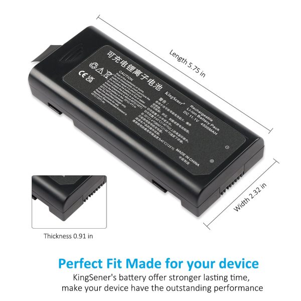 Kingsener LI23S002A Li-ion Battery Pack For Mindray BeneView T5 T6 T8 N12 N15 N17 Passport 12 12m 17m Accutorr 3 Accutorr 7 Passport 8 VS600 VS900 VS9 DPM6 DPM7 022-000008-00 M05-010002-6 115-018012-00 Supply