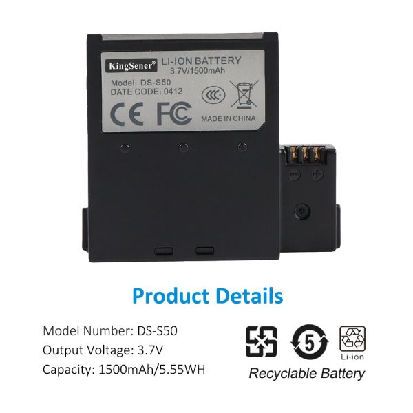 DS-S50 Li-ion Battery For VCC-006-K2NPNG VCC-006-K1 VCC-006-K2S Online