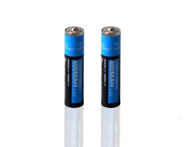 KingSener 2PCS Lot 1.5V AA 1200mAh li-polymer li-po USB rechargeable battery lithium li-ion usb battery USB cable pack Discount