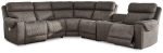 Hoopster 6-Piece Power Reclining Sectional Cheap