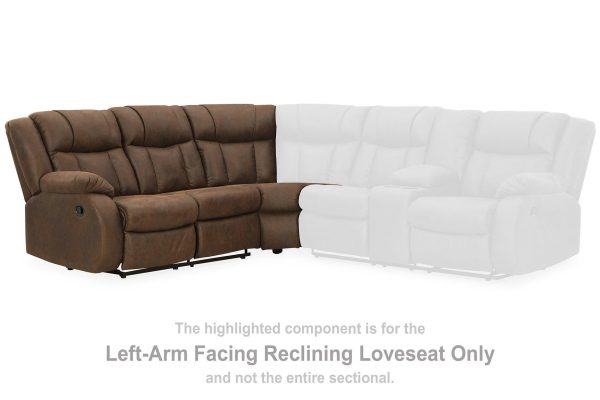 Trail Boys 2-Piece Reclining Sectional Discount