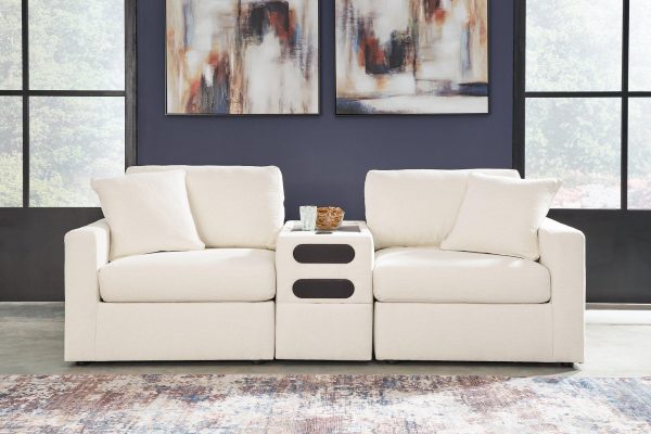 Modmax Sectional Loveseat with Audio System Discount