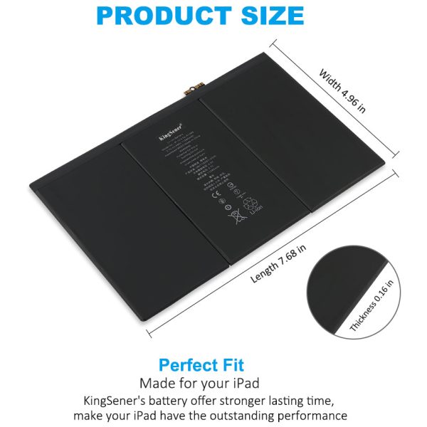 KingSener A1389 Tablet Battery For Apple iPad 3 & iPad 4 A1403 A1416 A1430 A1458 A1459 A1460 3.7V 11560mAh 43Wh Hot on Sale