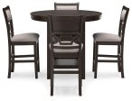 Langwest Counter Height Dining Table and 4 Barstools (Set of 5) For Discount