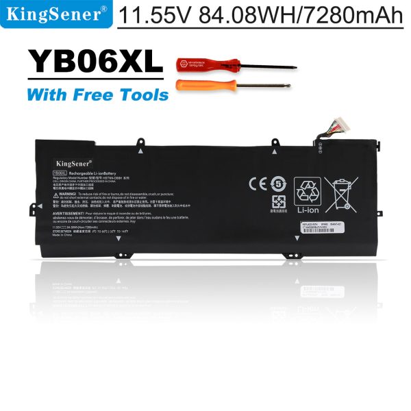 Kingsener YB06XL Laptop Battery For HP Spectre X360 15-CH 15-CH002TX 2018 Series Notebook HSTNN-DB8H HSTNN-DB8V TPN-Q200 Fashion