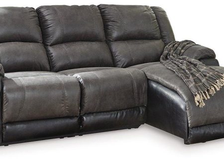 Nantahala 3-Piece Reclining Sectional with Chaise on Sale