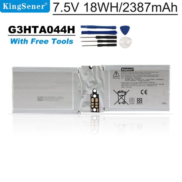 Kingsener G3HTA044H G3HTA045H tablet battery For Microsoft Surface Book 2 Screen battery 7.5V 2387mAh 18Wh Fashion