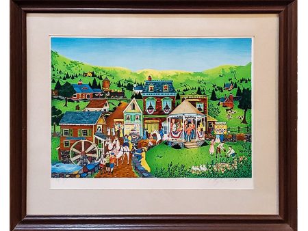 Marching Down Main Street - Robert LoGrippo Lithograph Cheap