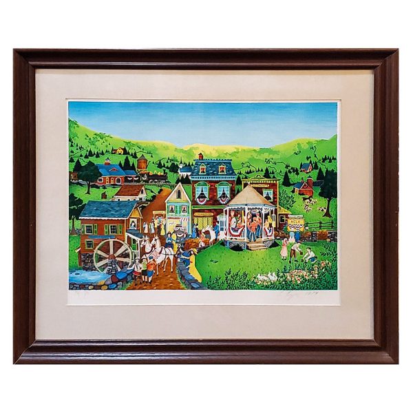 Marching Down Main Street - Robert LoGrippo Lithograph Cheap