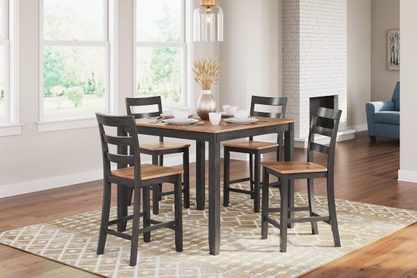 Gesthaven Counter Height Dining Table and 4 Barstools (Set of 5) Online now