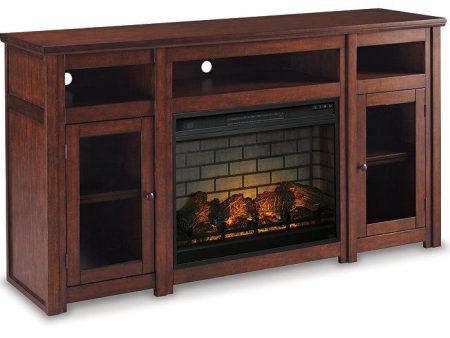 Harpan 72  TV Stand with Electric Fireplace Sale