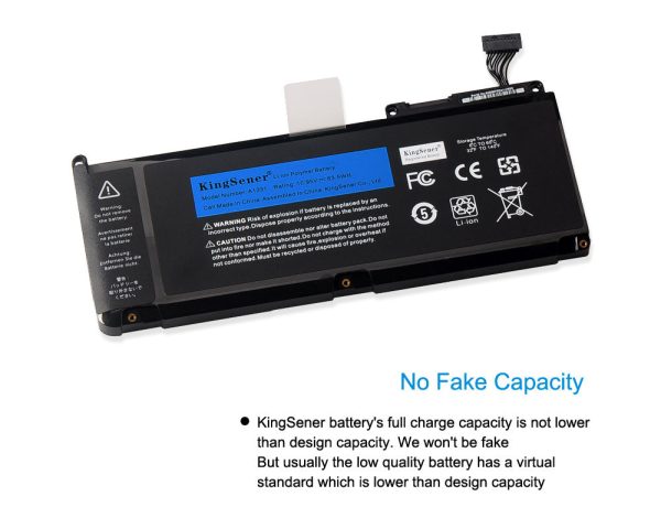 Kingsener A1331 Laptop Battery For Apple MacBook 13.3 inch A1331 A1342 Unibody MC207LL A MC516LL A 020-6809-A 10.95V 63.5WH Hot on Sale