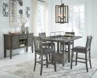 Hallanden Counter Height Dining Room Set Online Sale