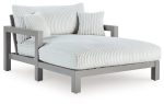 Hurley Park Outdoor Chaise Lounge with Cushion Hot on Sale