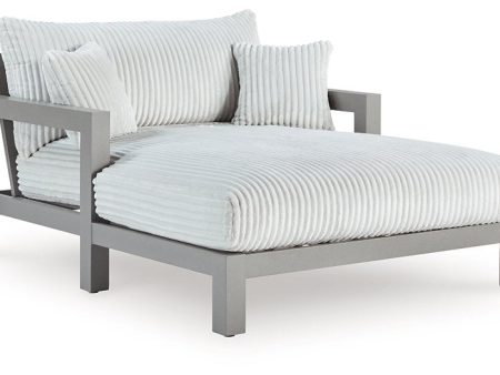 Hurley Park Outdoor Chaise Lounge with Cushion Hot on Sale