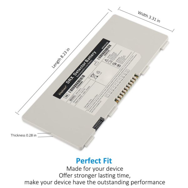 DRX-BAT3 Replacement Battery For Carestream HPX-DR 2530 Compact Detector 18.65WH 14.8V Online Hot Sale