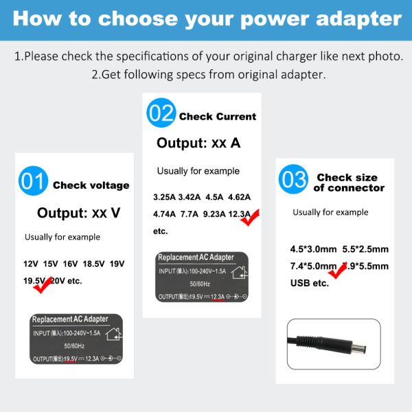 19.5V 12.3A 240W 7.4X5.0mm AC Adapter Laptop Charger For Dell Precision 7710 7530 M6400 M6800 P29E Series Cheap