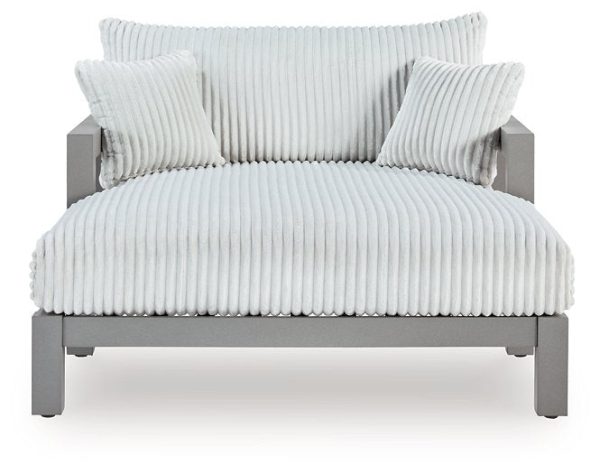 Hurley Park Outdoor Chaise Lounge with Cushion Hot on Sale