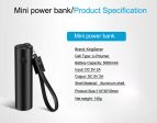 Multi-function flashlight 5000mAh Portable Charger Mini Power Bank 18650 External Battery For Xiaomi Samsung Galaxy S9 iPhone X on Sale