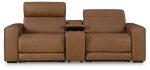 Magic Man Power Reclining Sectional Loveseat with Console Supply