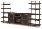 Starmore 3-Piece Wall Unit with Electric Fireplace Supply