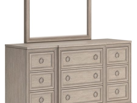 Jorlaina Dresser and Mirror on Sale