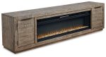 Krystanza TV Stand with Electric Fireplace Hot on Sale