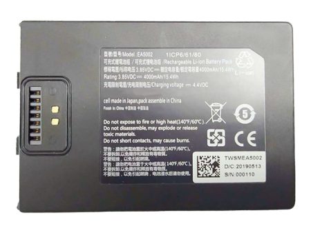 EA5002 Replacement Battery For Zebra EA5002 1ICP6 61 80 3.85V 15.4Wh Online Hot Sale