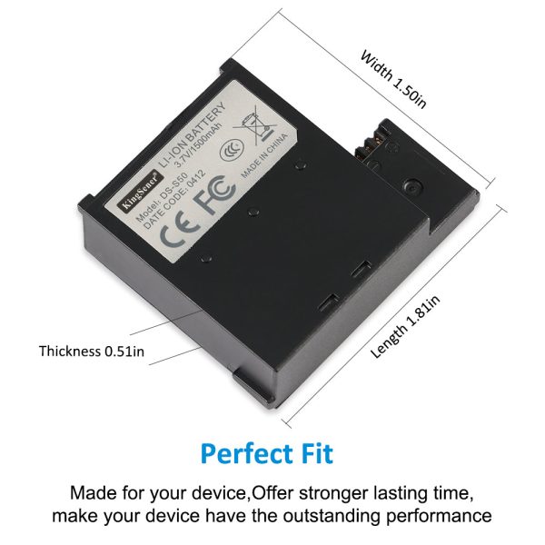 DS-S50 Li-ion Battery For VCC-006-K2NPNG VCC-006-K1 VCC-006-K2S Online