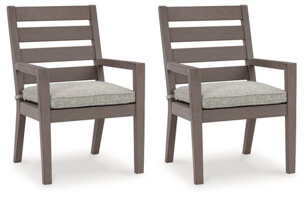 Hillside Barn Outdoor Dining Arm Chair (Set of 2) For Cheap