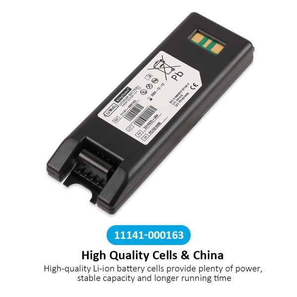 KingSener 11141-000163 Battery For Physio-Control LIFEPAK CR2 AED Part Supply