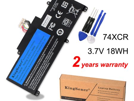 KingSener 74XCR 074XCR Laptop Battery Replacement For Dell Venue 8 Pro 5830 T01D VXGP6 X1M2Y Tablet Series 3.7V 18WH Online now