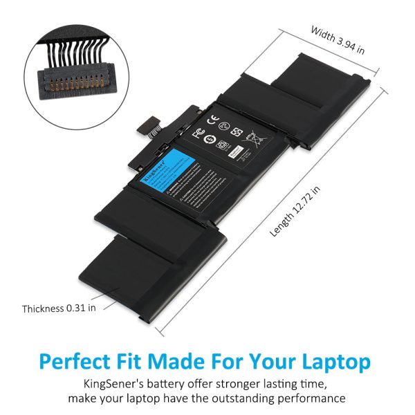 KingSener 99.5Whr A1618 Battery For Apple MacBook Pro 15 inch Retina A1398 2015 Year 020-00079 MJLQ2LL A MJLT2LL A Hot on Sale