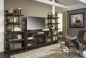 Starmore 3-Piece Wall Unit with Electric Fireplace Supply