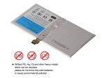 KingSener G3HTA027H DYNR01 Laptop Battery For Microsoft Surface Pro 4 1724 12.3 inch Tablet 7.5V 38.2WH 5087mAh Online now